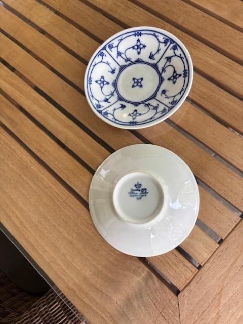 Blauw Saks servies Los, Ophalen of Verzenden