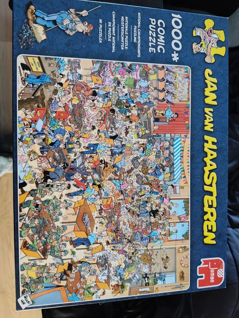 Jan van Haasteren NK Puzzelen 1000 stukjes, Ophalen of Verzenden, 500 t/m 1500 stukjes, Zo goed als nieuw, Legpuzzel