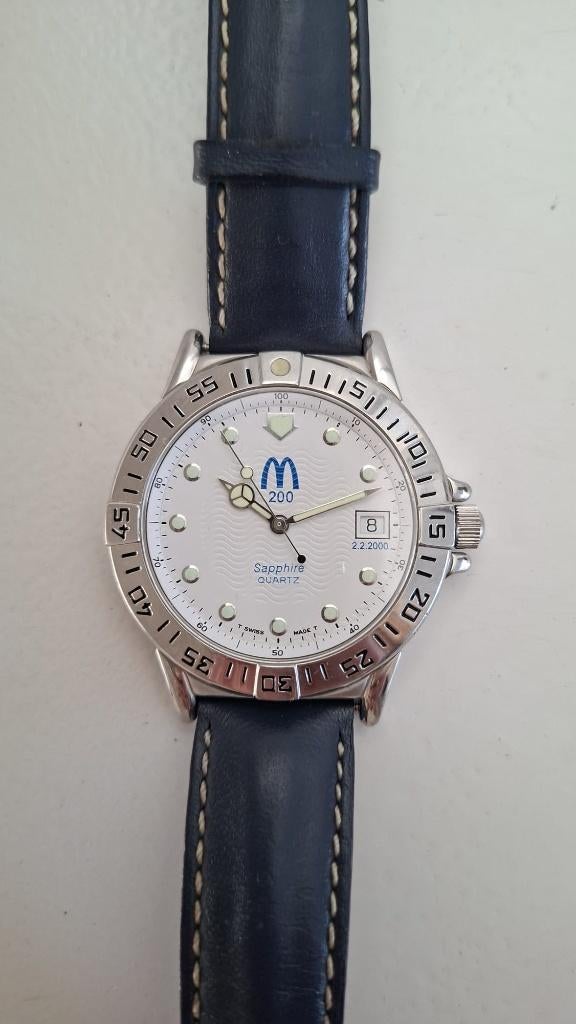 McDonald's Limited Edition Swiss Made Quartz Herenhorloge, Ophalen of Verzenden