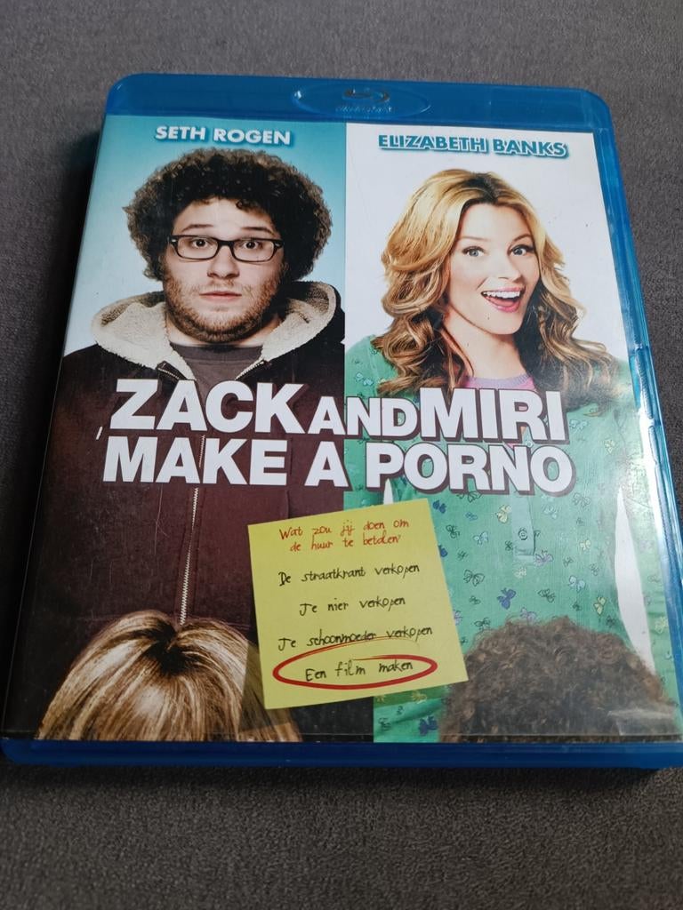 Zack and MIRI make a porno - bluray, Ophalen of Verzenden, Zo goed als nieuw, Muziek en Concerten