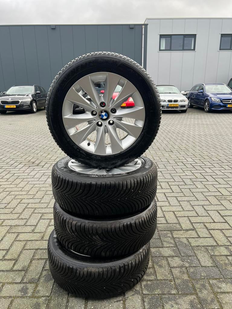 BMW BBS Velgen 17 inch orgineel Winterset 5x120, Auto-onderdelen, Banden en Velgen, Ophalen, Banden en Velgen, 17 inch, Winterbanden