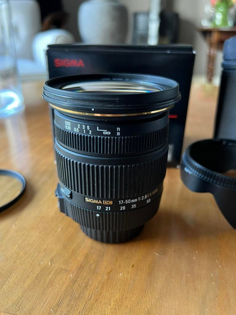 Sigma 17-50mm F2.8 EX DC IS Nikon lens, Audio, Tv en Foto, Fotografie | Lenzen en Objectieven, Ophalen of Verzenden, Zo goed als nieuw