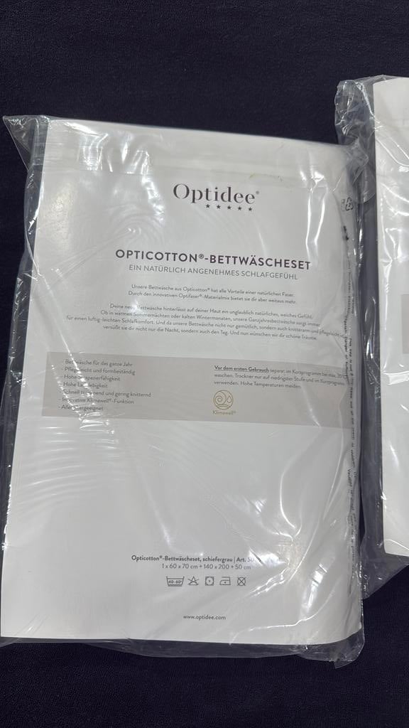 Optidee Opticotton dekbedovertrek 1 persoons, Eenpersoons, Verzenden, Dekbedovertrek, Nieuw