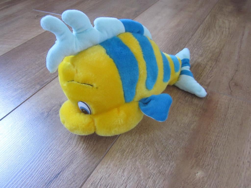 Geel-blauwe vis Botje uit de film Ariel de zeemeermin Disney, Disney, Disney, Geel, Overige typen