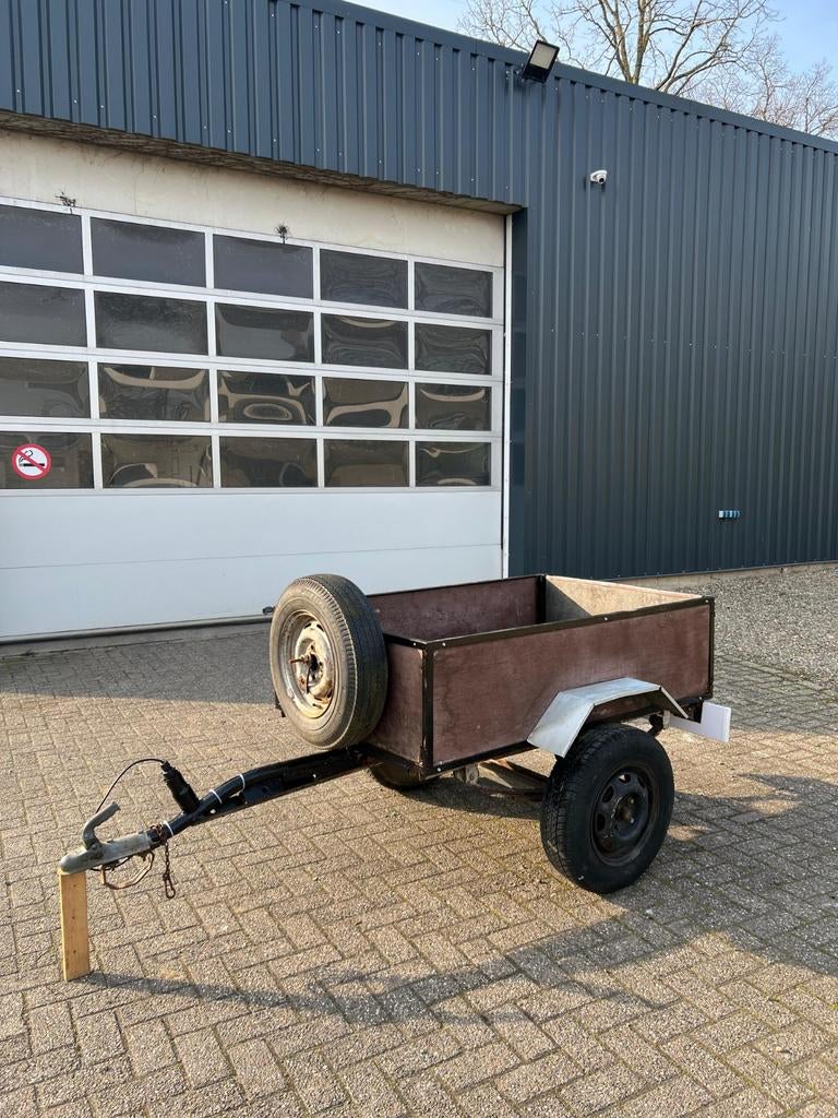 Aanhanger met reservewiel, Ophalen of Verzenden, Gebruikt