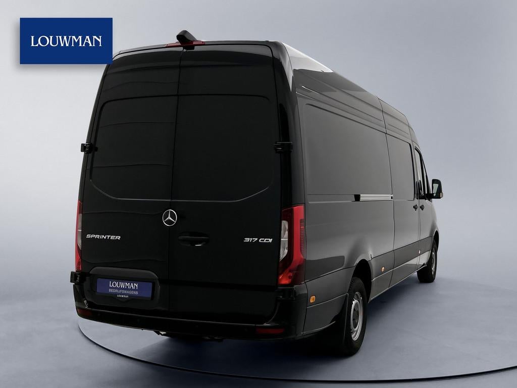 Mercedes-Benz Sprinter 317 L3H2 Pro Led Facelift 3500 KG Nav, Auto's, Automaat, Gebruikt, 4 cilinders, Zwart