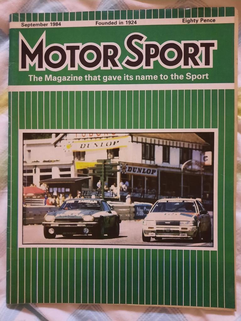 Motor Sport Magazine september 1984, Boeken, Tijdschriften en Kranten, Ophalen of Verzenden