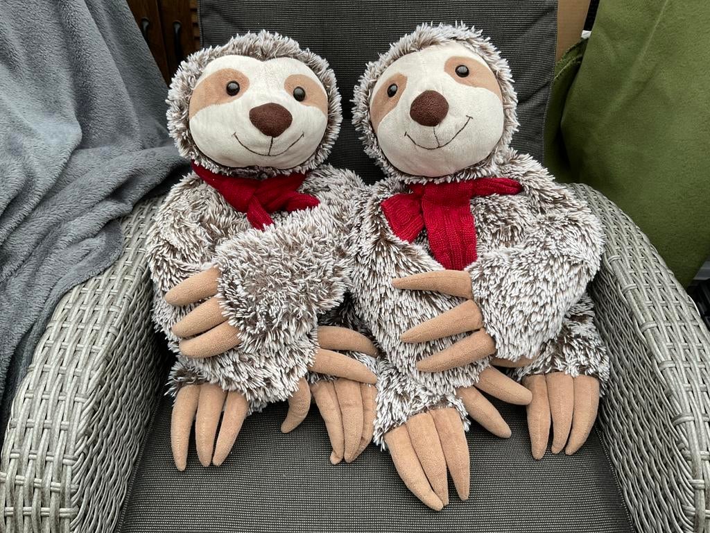 2 zgan, niet kapot, grote luiaard knuffelsca 50/55cm sloths, Ophalen, Zo goed als nieuw, Overige typen