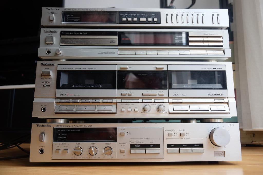 Technics vintage audioset - compleet, project/reparatie, Tuner of Radio, Losse componenten, Niet werkend, Ophalen