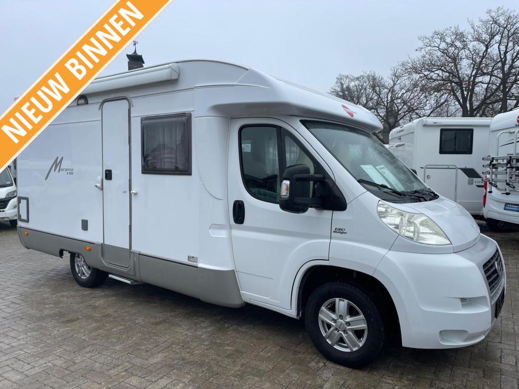 Bürstner Marano T580 Vastbed Top-indeling 2010 Airc, Ringverwarming, Fiat, Bedrijf, Tot en met 3
