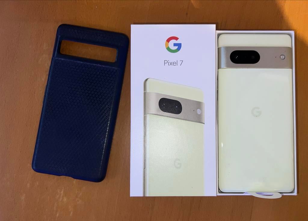 Google Pixel 7 Geel 128GB met accessoires, Telecommunicatie, Mobiele telefoons | Overige merken, Ophalen of Verzenden, Zo goed als nieuw