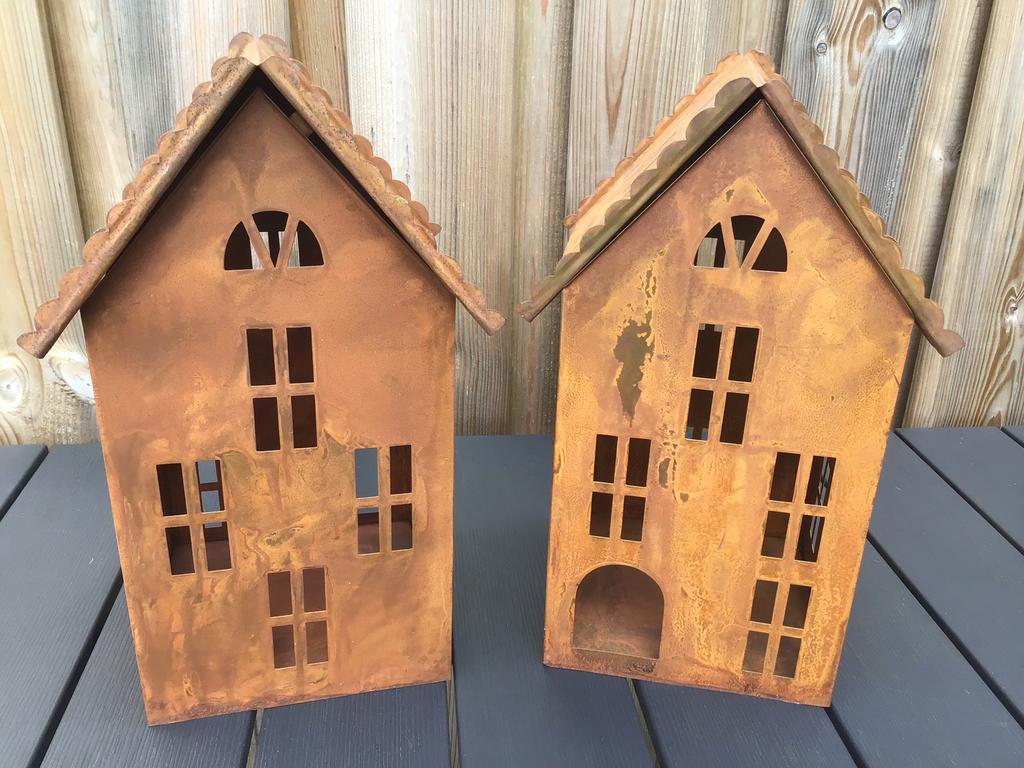 Windlichten roest kleur., Ophalen