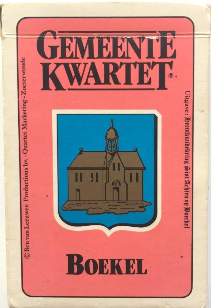 Gemeente UDEN Kwartetspel, Ophalen of Verzenden, Zo goed als nieuw, Kwartet(ten)