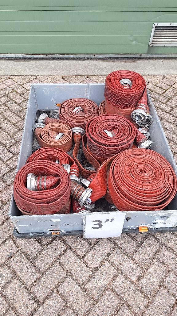 120 m1 Brandweerslang Brandweerslangen 3" Storz koppeling 81, Ophalen, Gebruikt, Overige typen, Industriepark 2a 9351PA Leek