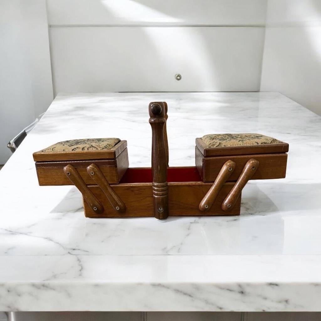 vintage naaikistje / opbergkistje, Ophalen, Naaimachine, Overige merken