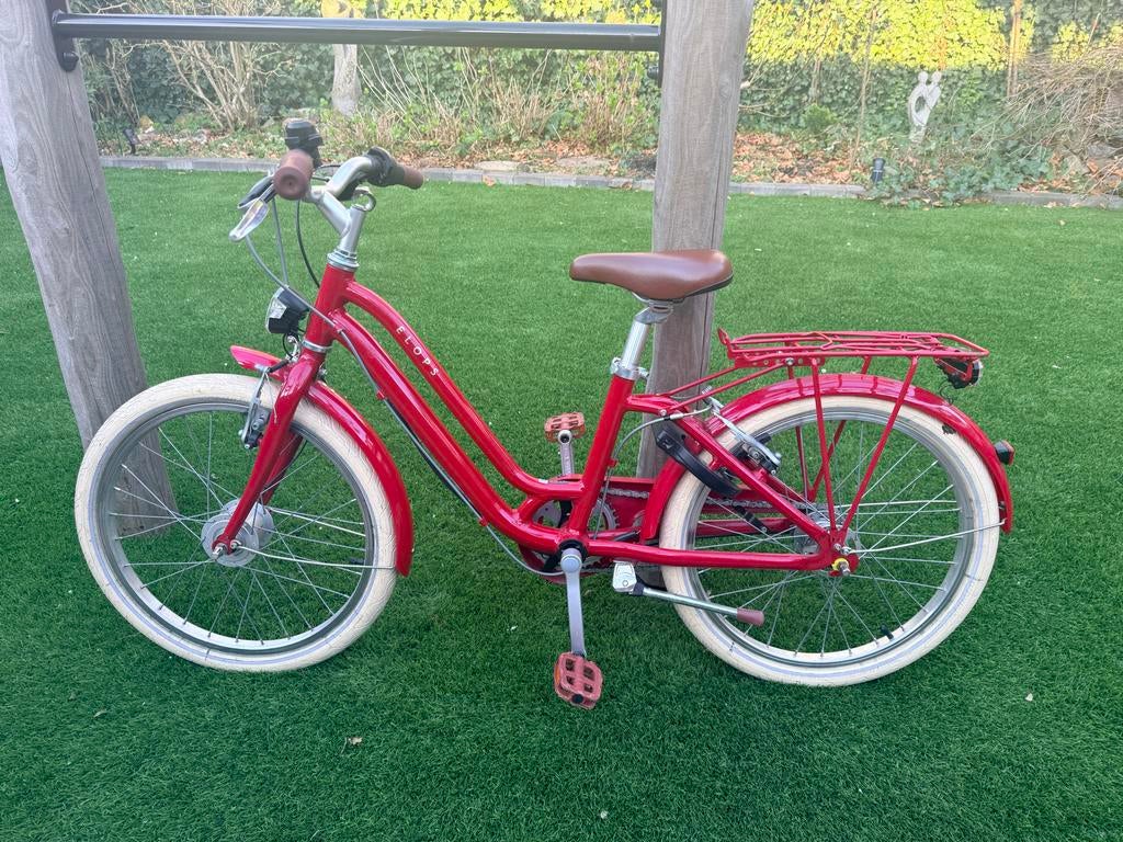 Elops 900 Kinderfiets - Rood, Zo goed als nieuw, Ophalen of Verzenden, Zo goed als nieuw, 20 inch, Handrem