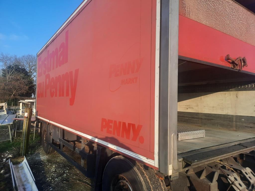 Koeloplegger met doorlaaddeuren - ombouw naar platte kar, Ophalen of Verzenden, Gebruikt