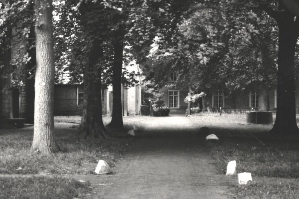 966528 Weerselo Stiftplein Kampeerschuur Stifthuis 1954 Gelo, Ophalen of Verzenden, 1940 tot 1960, Gelopen, Overijssel