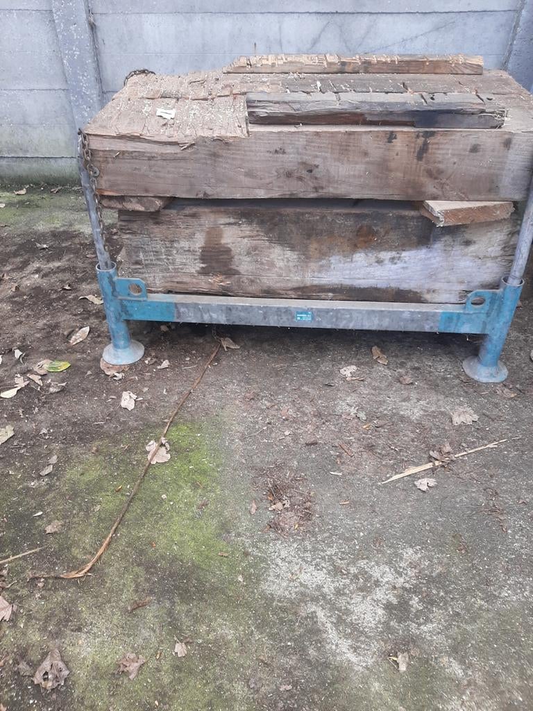 Robuust zaag- en hakblok op stevig onderstel, Tuin en Terras, Ophalen