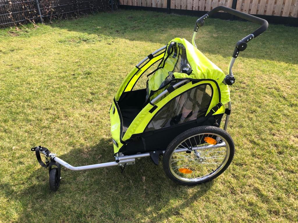 nieuw! Fietskar / Loopwagen voor kind of hond, Ophalen, Opvouwbaar, Nieuw, 20 tot 40 kg