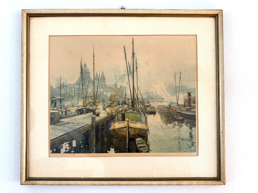 Aquarel schilderij, Ophalen
