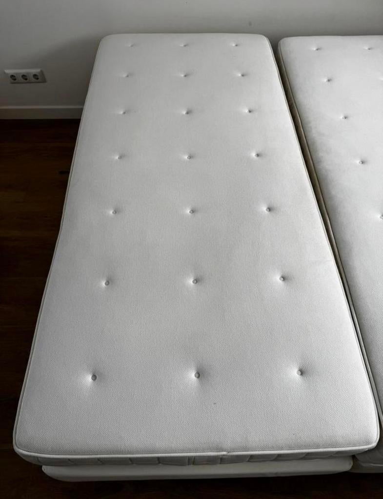 2x IKEA Hyllestad matras, ook voor elektrisch bed, Ophalen, Gebruikt, Tweepersoons, Matras
