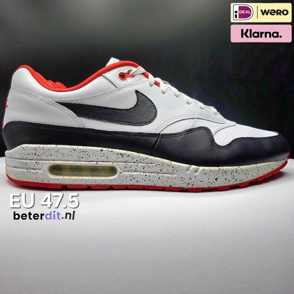 Nike Air Max 1 By You 'White Black Red Dot'
Maat: 47.5, Kleding | Heren, Schoenen, Nike air max, Ophalen of Verzenden, Nike, Nike