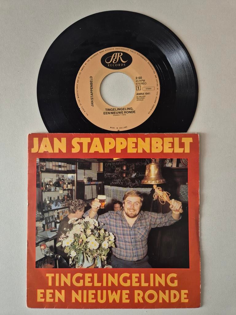 Jan Stappenbelt-Tingelingeling een nieuwe ronde, Ophalen of Verzenden, Zo goed als nieuw, Overige formaten, Levenslied of Smartlap