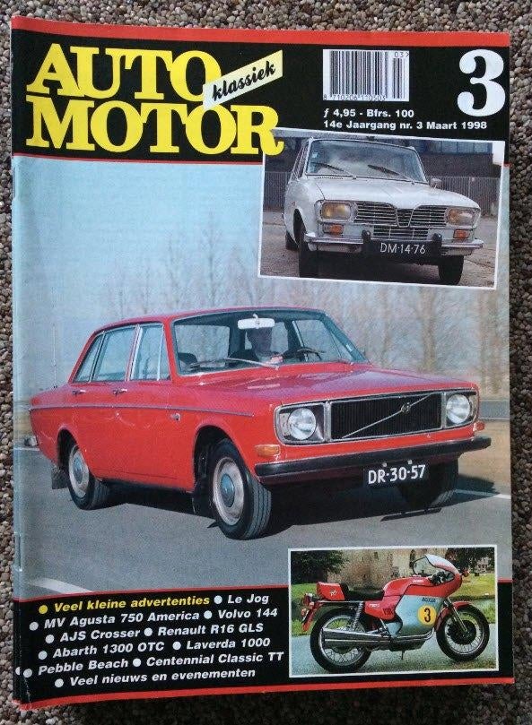 AMK: Volvo 144, Renault 16, MV Agusta 750, Laverda 1000, Boeken, Ophalen of Verzenden, Zo goed als nieuw, Algemeen