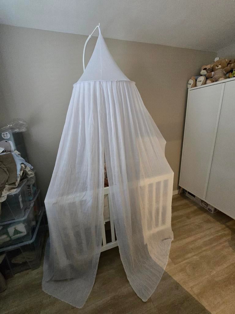 Jollein klamboe wit (zonder piekstok), Ophalen of Verzenden, Zo goed als nieuw, Klamboe