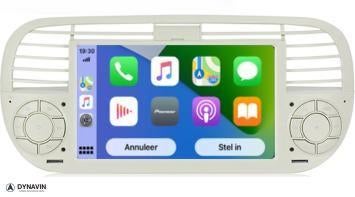 Android 15 Navigatie fiat 500 2011 carkit usb carplay 64gb, Oberonweg 262 3208pg, Nieuw, Ophalen of Verzenden, Dynavin
