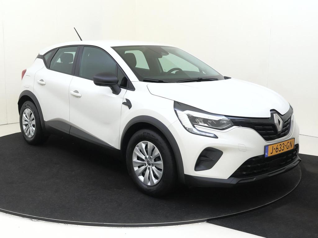 Renault Captur 1.0 TCe 100 Life | Airco, Auto's, Voorwielaandrijving, Gebruikt, 1165 kg, Wit