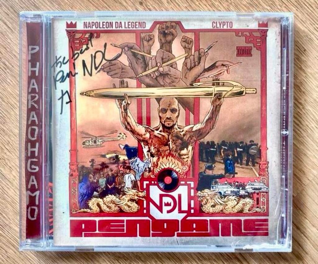 cdr: Napoleon Da Legend - Pengame (2023) *SIGNED*, Cd's en Dvd's, Cd's | Hiphop en Rap, Ophalen of Verzenden, 2000 tot heden, Zo goed als nieuw