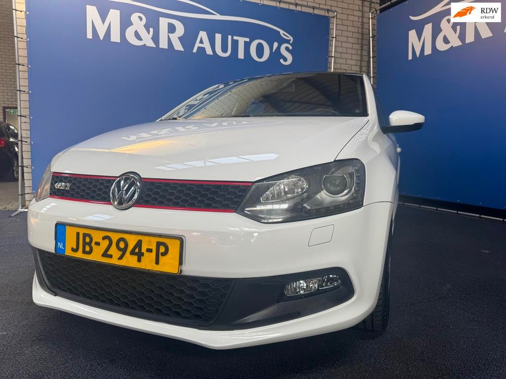 Volkswagen Polo 1.4 TSI GTI Automaat, Auto's, Euro 5, 4 cilinders, Wit, 630 kg