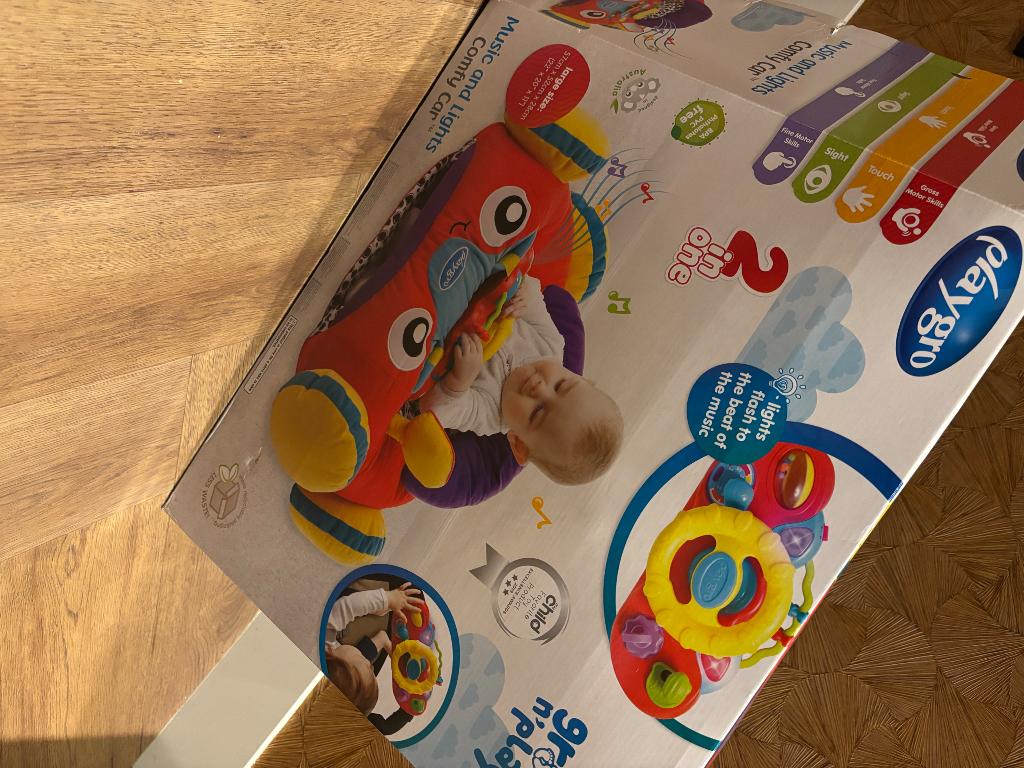 Playgro muzikale autozit, Ophalen, Zo goed als nieuw, Overige typen, Met geluid