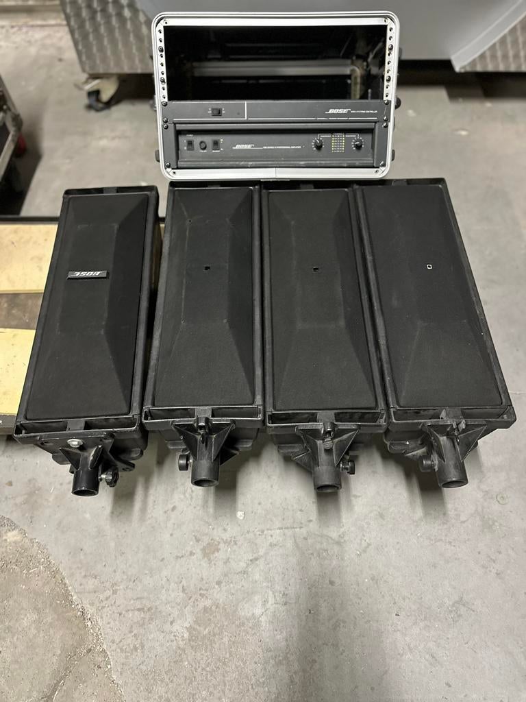 4stuks Bose 402 / Bose verst. en processor, Audio, Tv en Foto, Gebruikt, Overige typen, Ophalen of Verzenden, Bose