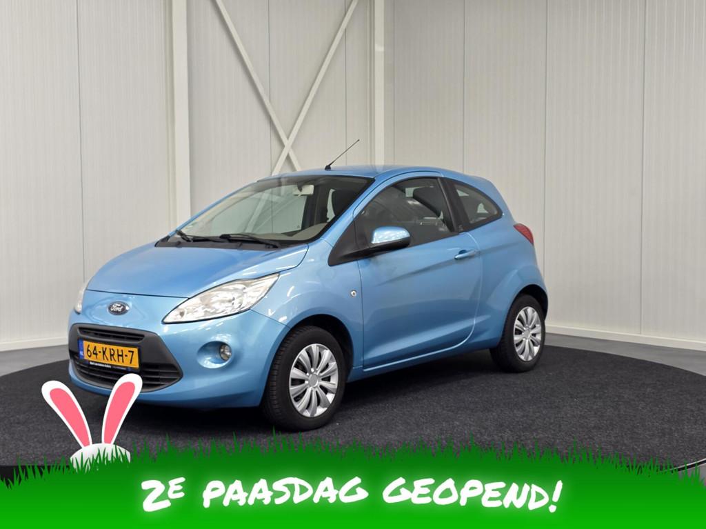 Ford Ka 1.2 Titanium Airco Nieuwe APK, Voorwielaandrijving, Stof, Gebruikt, 1242 cc
