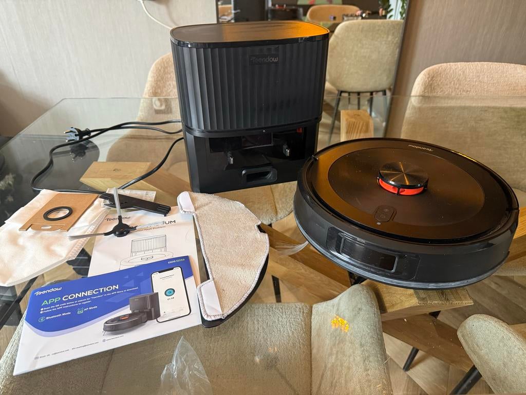 Teendow D10s Max Robotstofzuiger met dweilfunctie, Witgoed en Apparatuur, Stofzuigers, Gebruikt, Ophalen of Verzenden, Robotstofzuiger