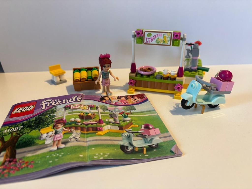 lego frtiends setnummer 41027 mia's limonadekraam, Ophalen of Verzenden, Zo goed als nieuw, Complete set, Lego