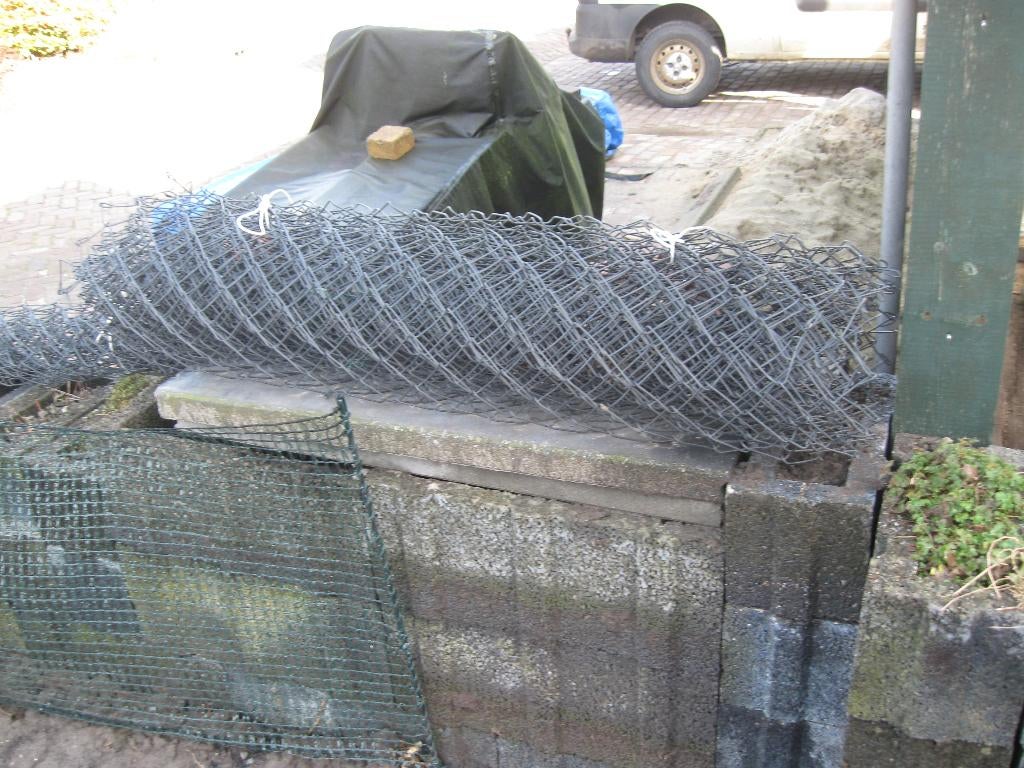 gaas met palen, Ophalen, Zo goed als nieuw, 10 tot 20 meter, Gaas