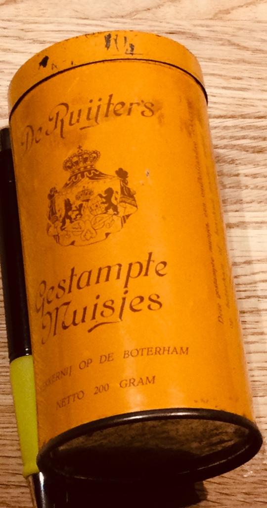 Blikje gestampte muisjes, Ophalen, Gebruikt, Overige, Overige merken