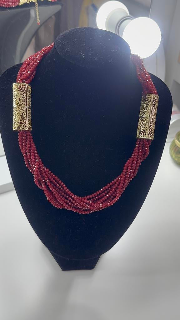 Marokkaanse sieraden nieuw, Ophalen of Verzenden, Nieuw, Roze, Overige materialen