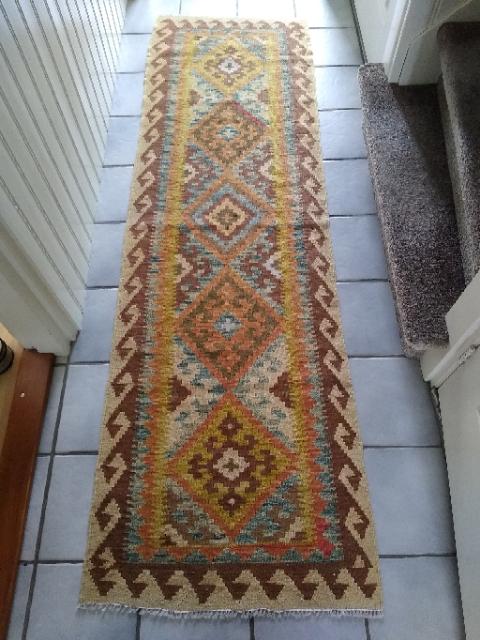 Kelim Afghan Old style Tapijt vloerkleed uit Afghanistan, Huis en Inrichting, Ophalen of Verzenden, Zo goed als nieuw, Rechthoekig