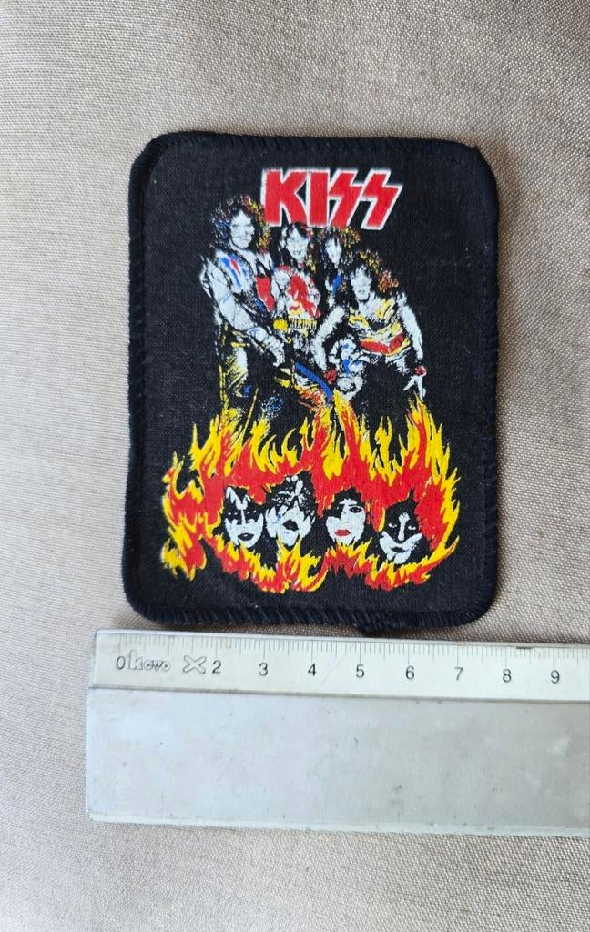 Kiss patch - Vintage band embleem, Ophalen of Verzenden, Gebruikt, Overige typen