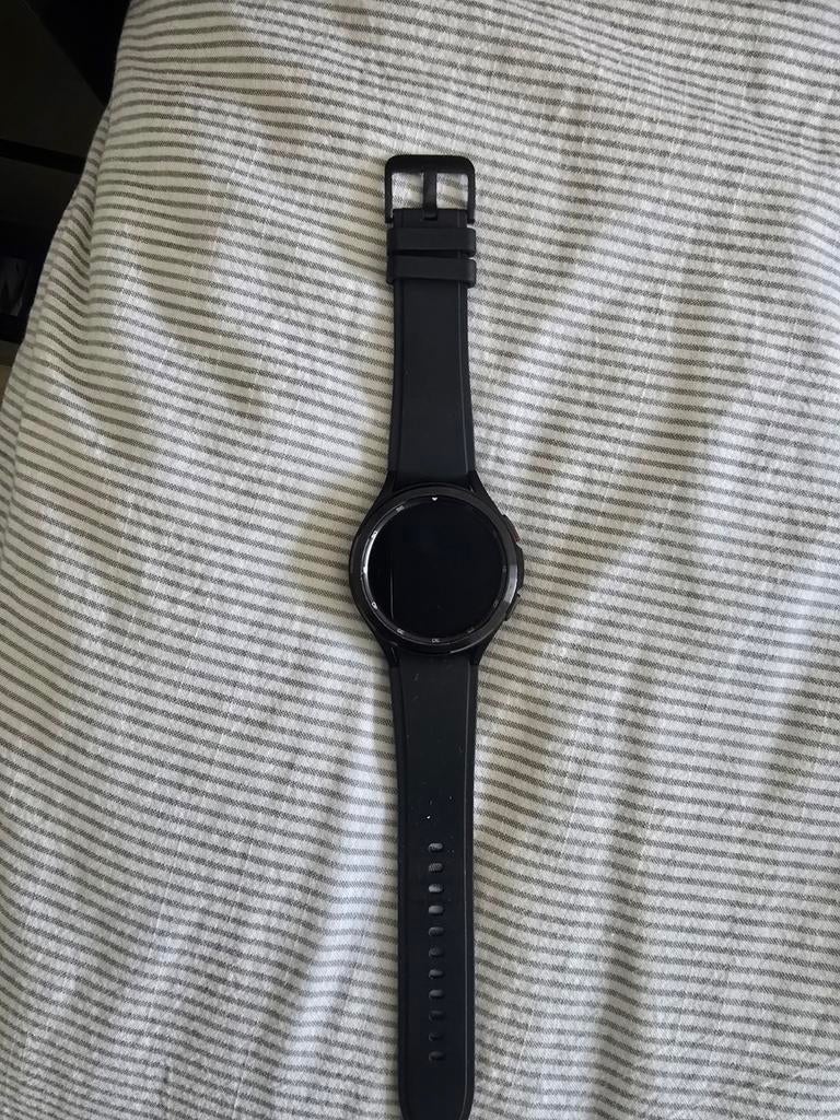 Samsung Galaxy watch4 classic, Ophalen of Verzenden, Zo goed als nieuw, Zwart, Android