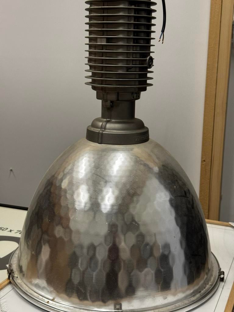 4x Vintage Zumtobel Staff Industriële Lampen, Ophalen, Gebruikt, Overige materialen, Vintage fabriek industrieel