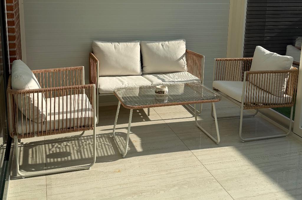 Tuinset, Tuin en Terras, Ophalen, Bank, Zo goed als nieuw, Tuinset