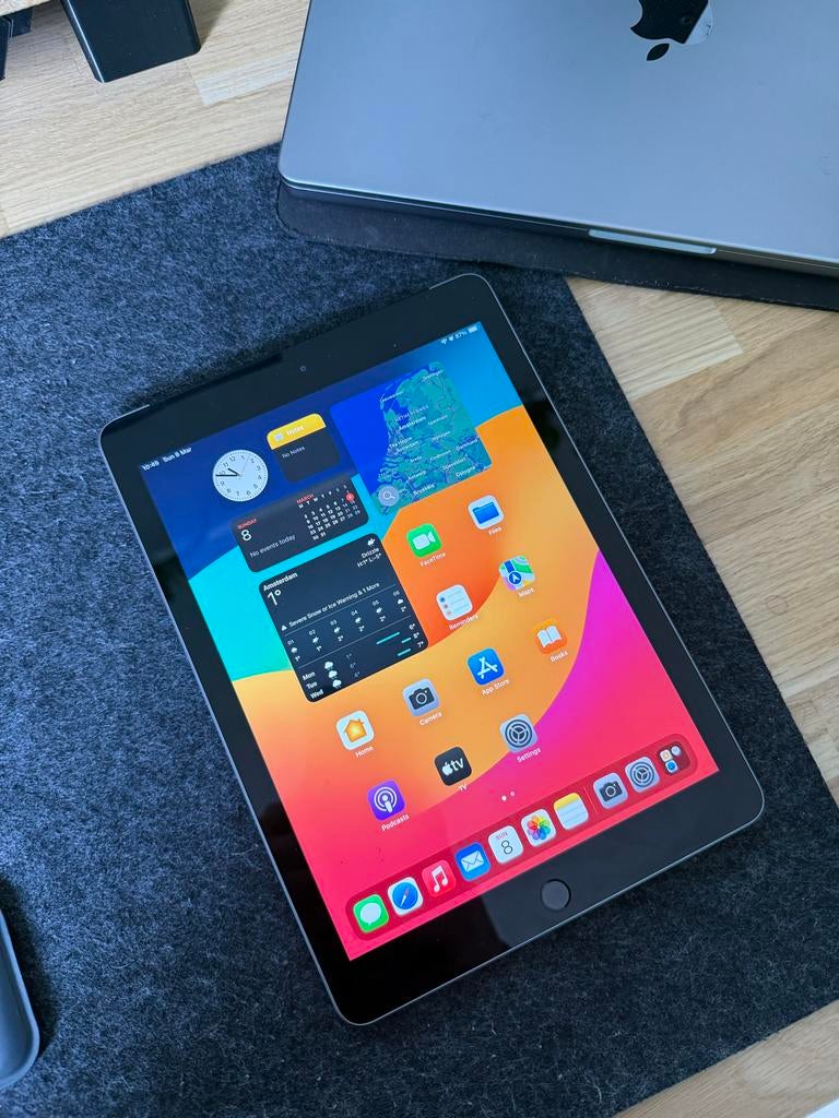 Apple iPad 7e gen 10.2" 32GB WiFi Spacegrijs, Computers en Software, Apple iPads, 10 inch, Gebruikt, 32 GB, Apple iPad