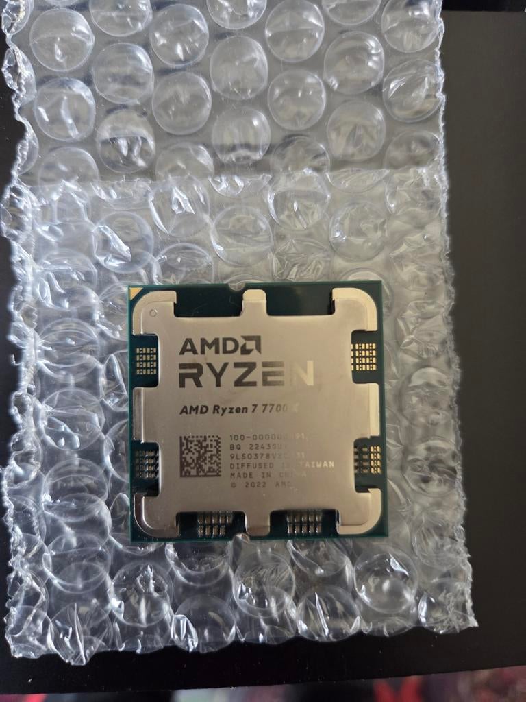 AMD Ryzen 7 7700X Processor, Computers en Software, Processors, 8-core, Gebruikt, Ophalen of Verzenden, AMD Ryzen 7