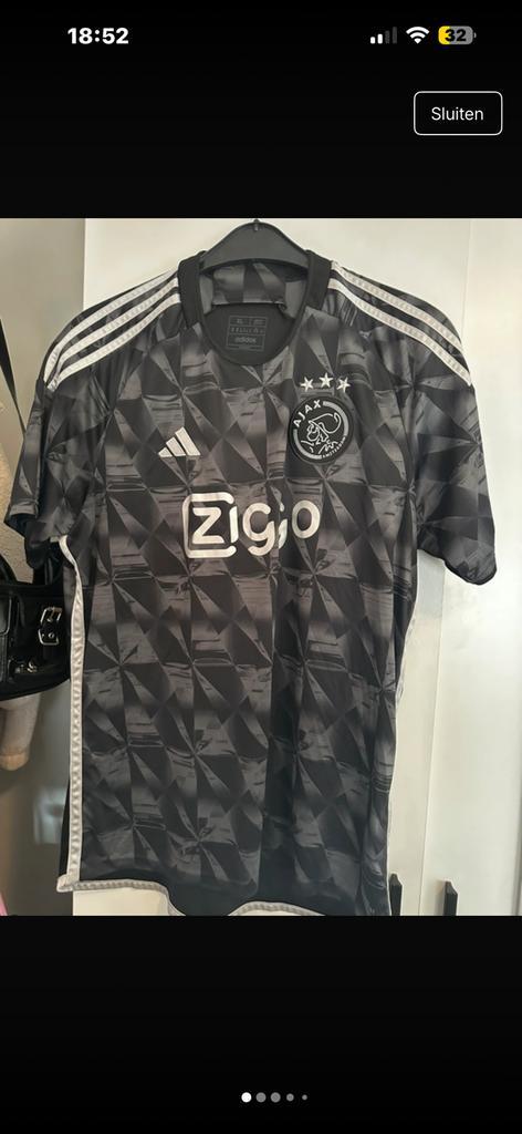 Ajax Uitshirt met bedrukking, Ophalen of Verzenden, Zo goed als nieuw, Shirt